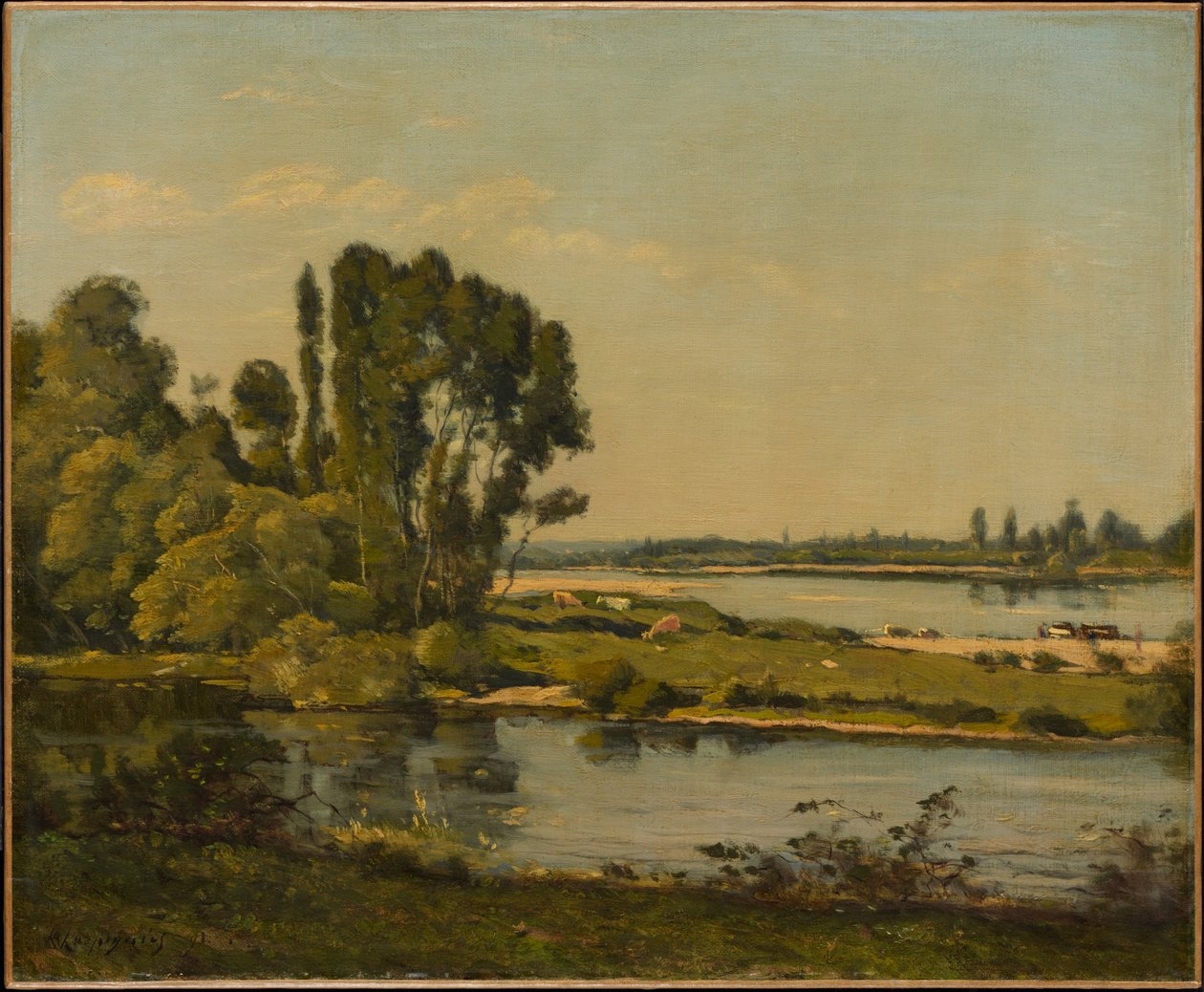 Landschaft mit einem Fluss von Henri-Joseph Harpignies