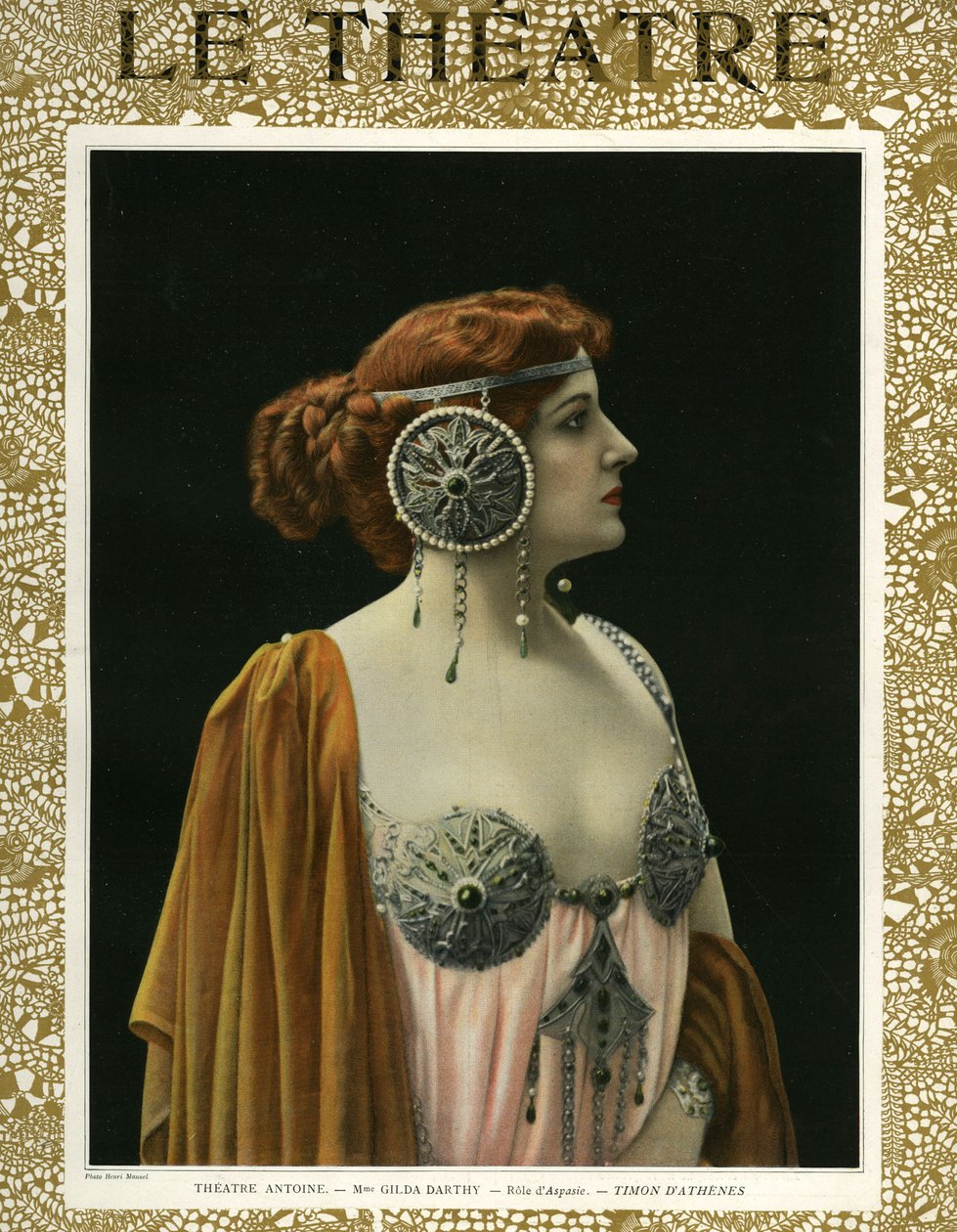 Gilda Darthy als Aspasia, Titelseite der Zeitschrift 