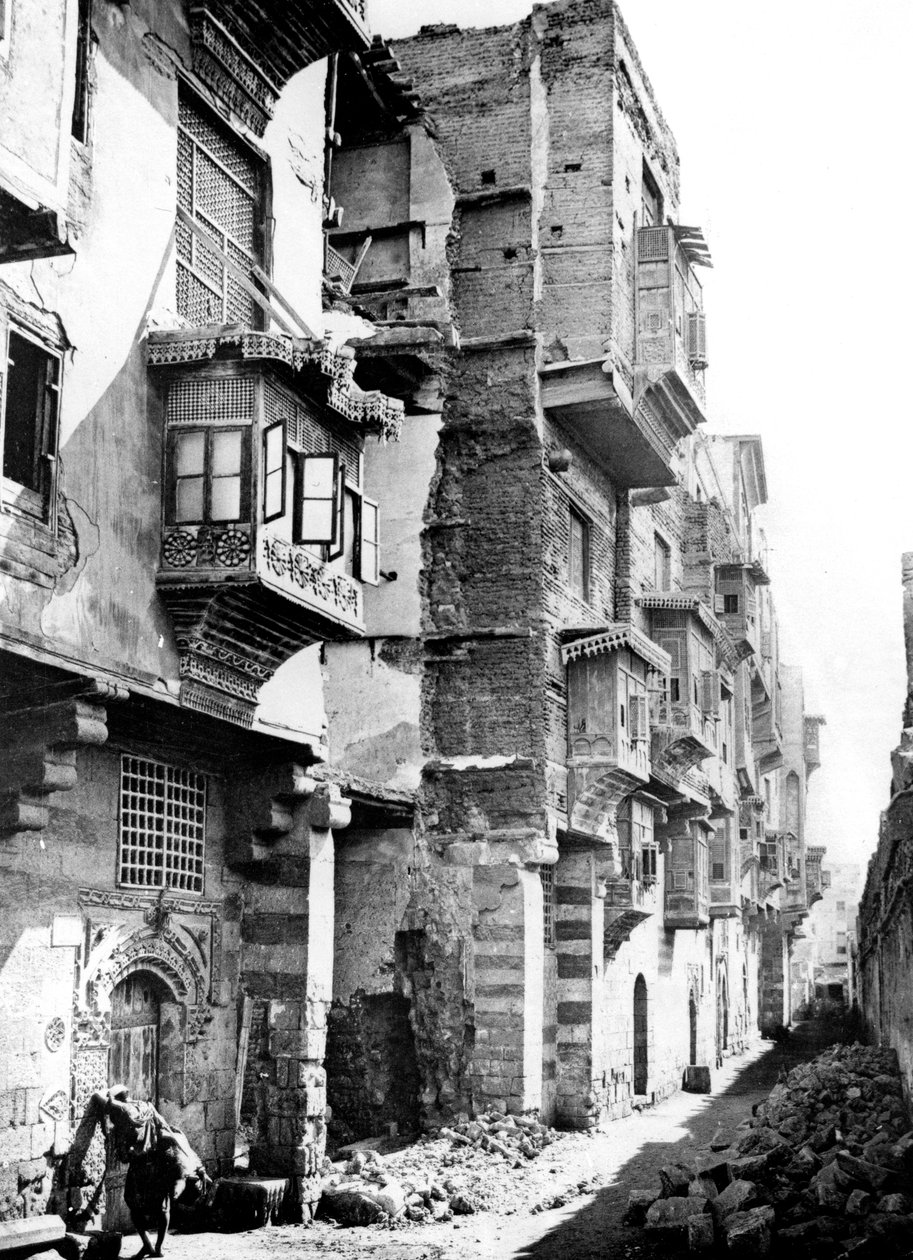 Straße, Nubien, Ägypten von Georges Henri Bechard