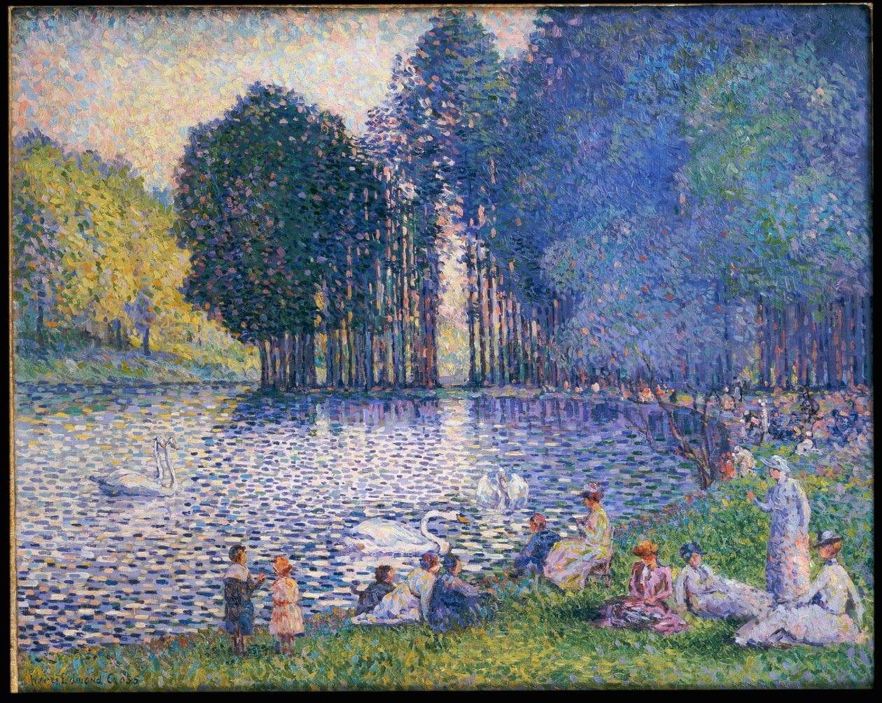Der See im Bois de Boulogne, ca. 1899 von Henri Edmond Cross