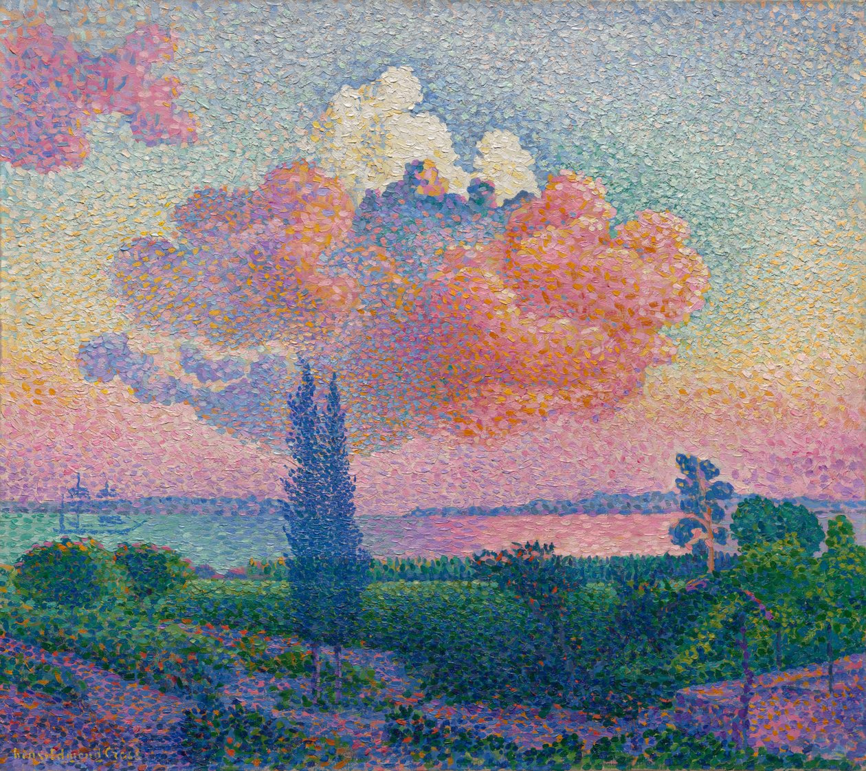 Die rosa Wolke von Henri-Edmond Cross