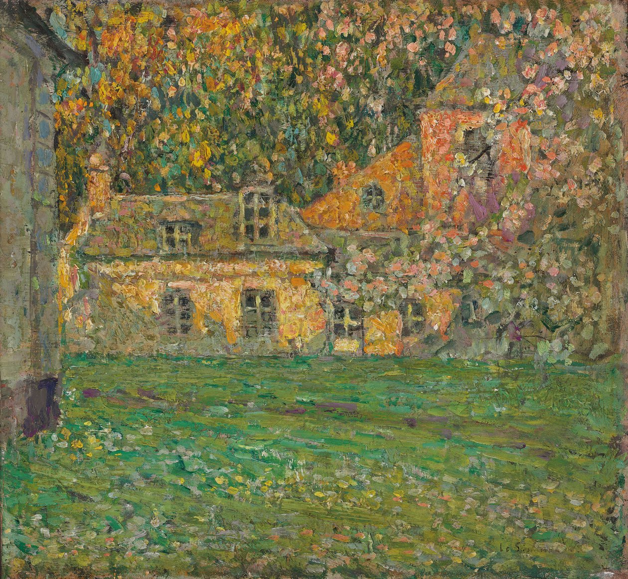 Blühende Bäume von Henri Eugene Augustin Le Sidaner