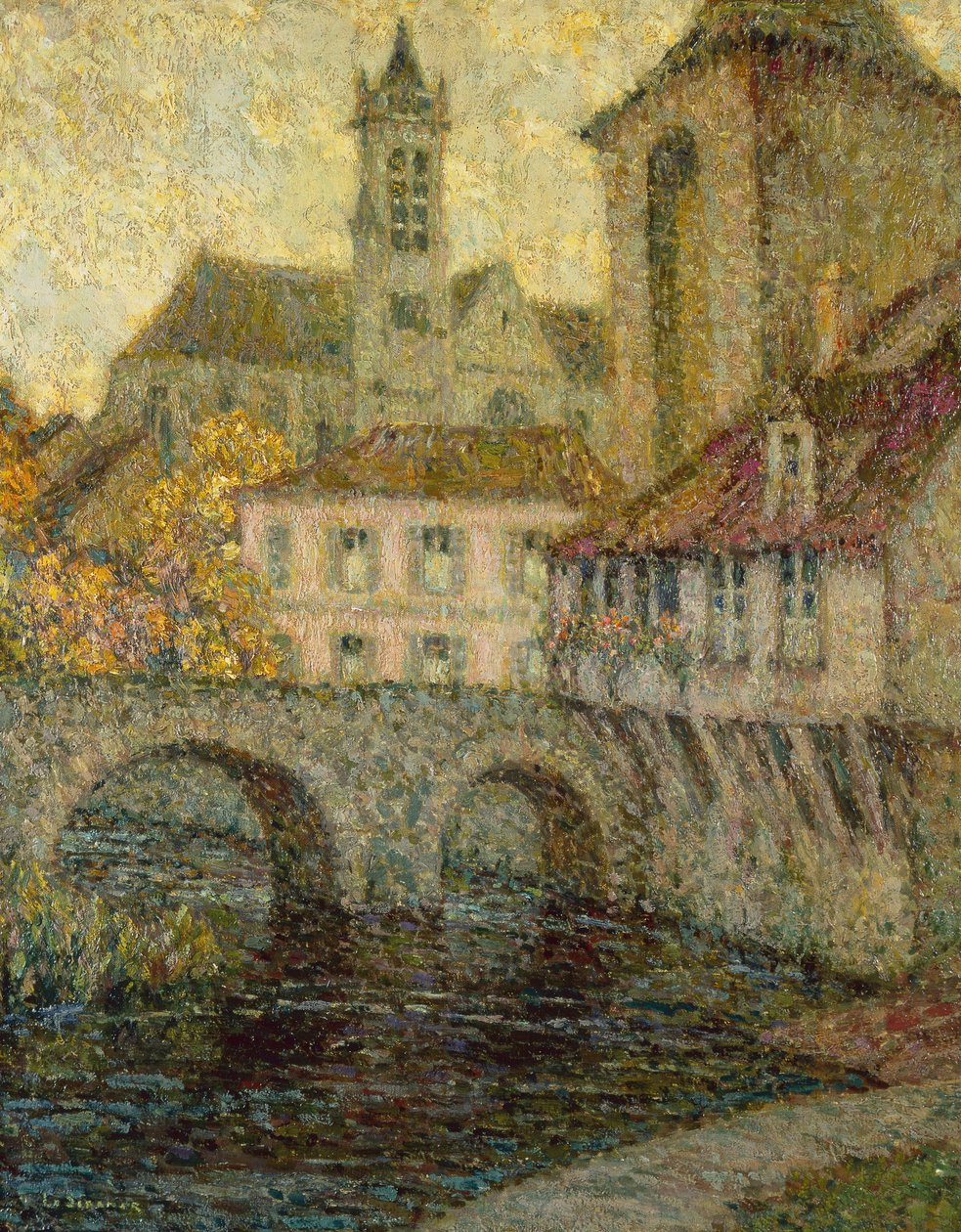 La Porte de Bourgogne, Moret von Henri Eugene Augustin Le Sidaner