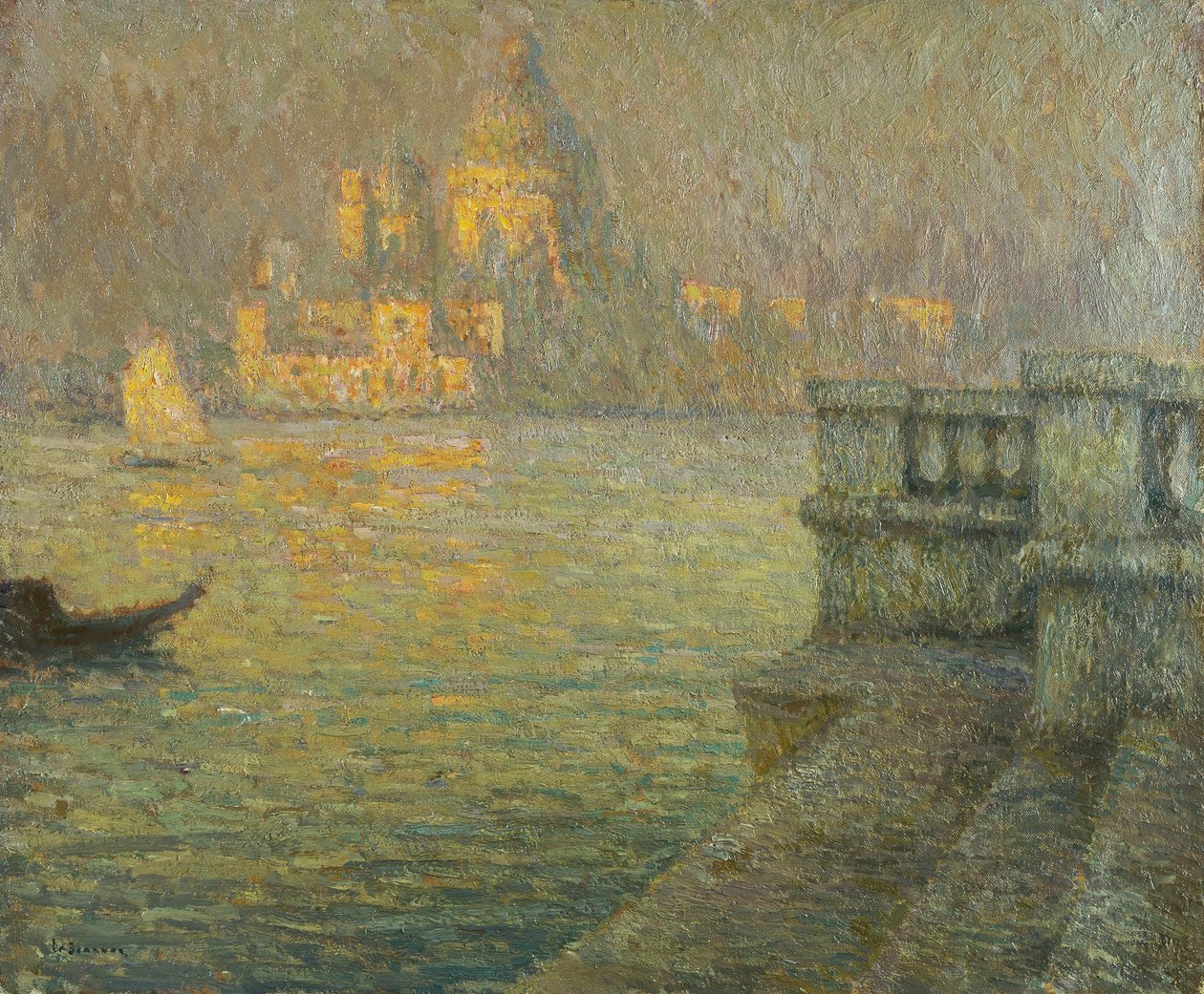 La Salute, Venedig von Henri Eugene Augustin Le Sidaner