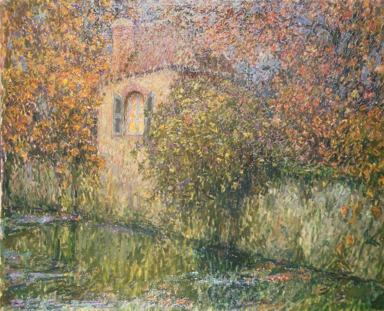 Das Haus am Fluss von Henri Eugene Augustin Le Sidaner