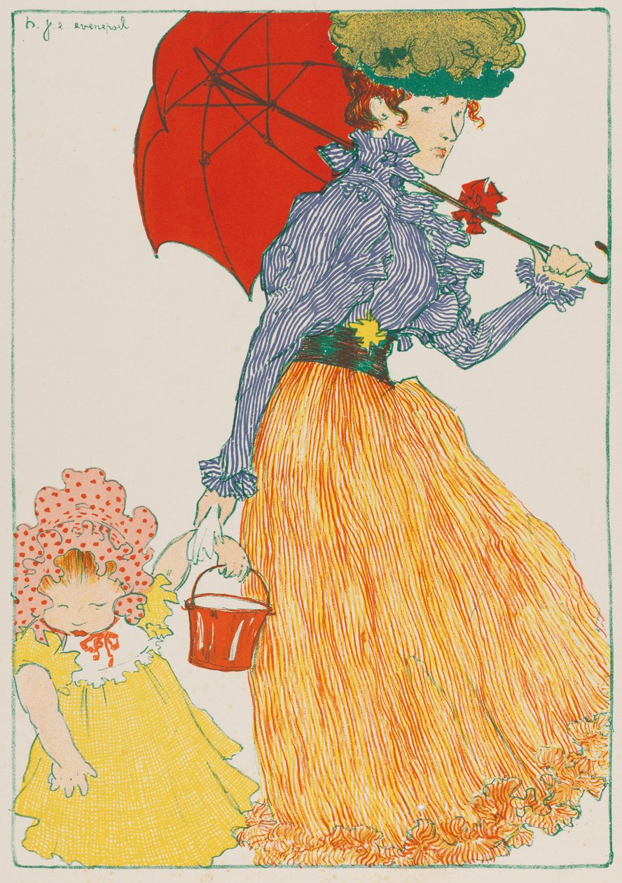 Auf dem Platz, 1897 von Henri Jacques Edouard Evenepoel