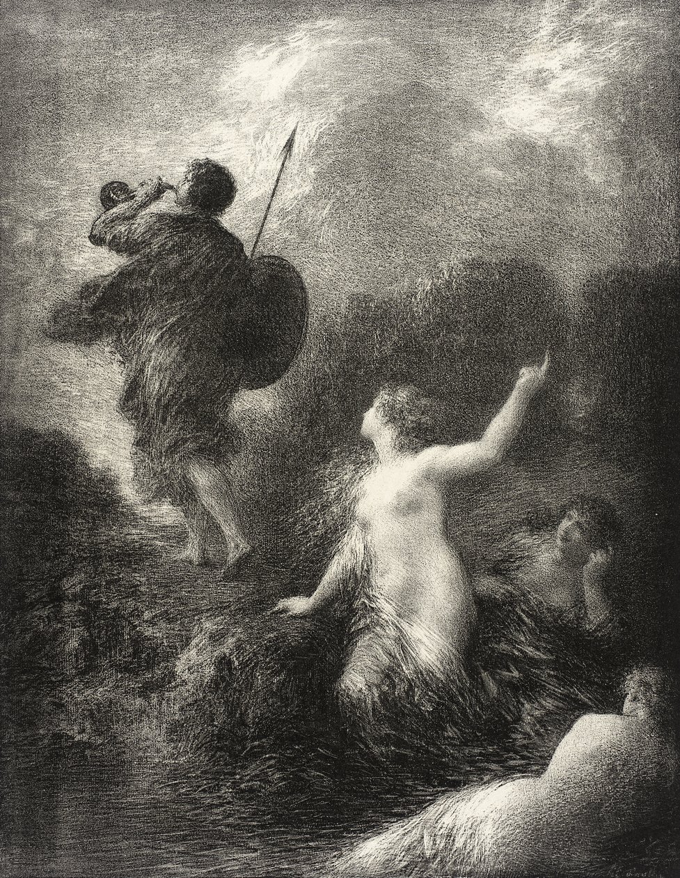 Siegfried und die Rheintöchter von Henri Fantin-Latour