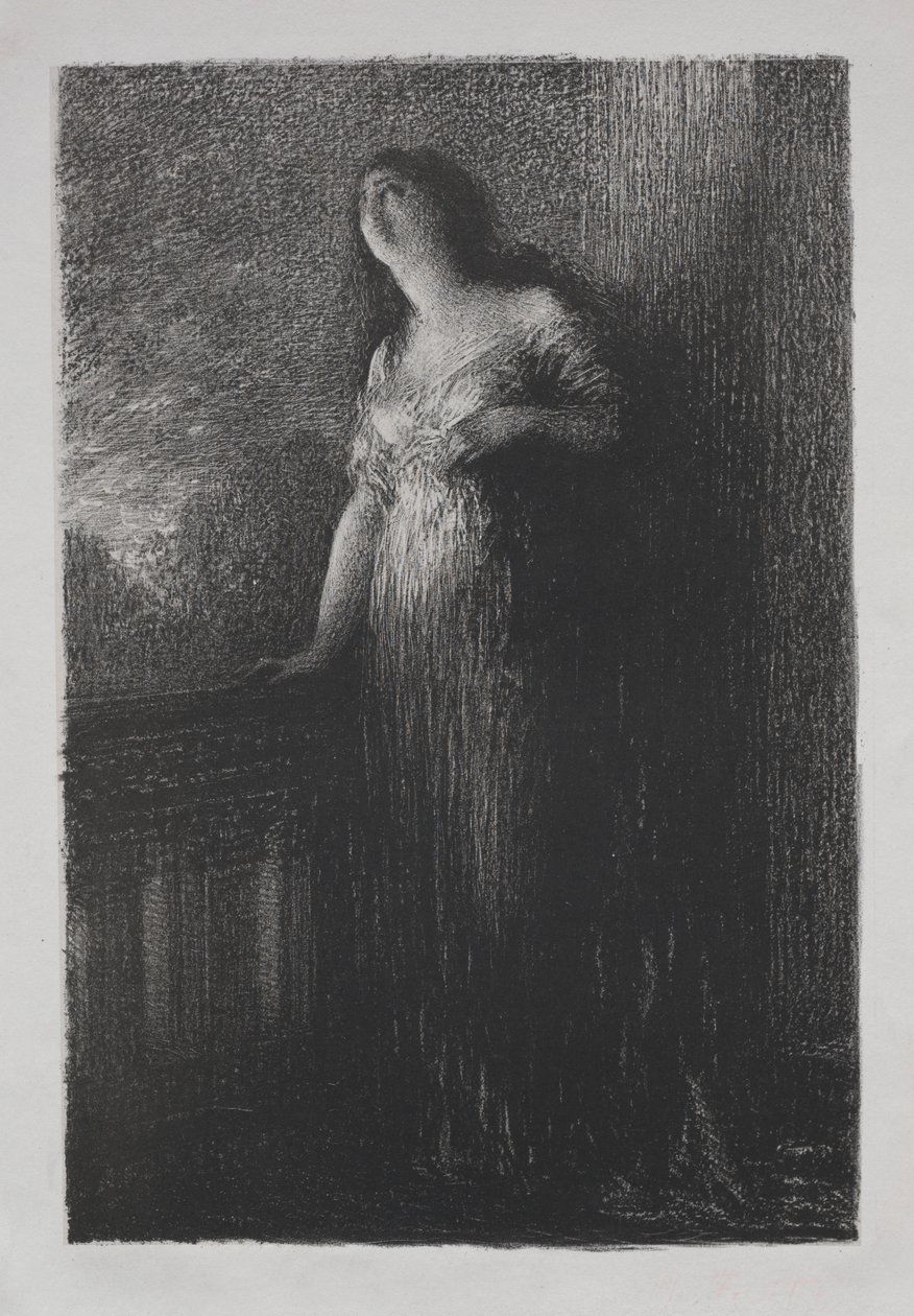 Vertrauen in die Nacht von Ignace Henri Jean Fantin-Latour