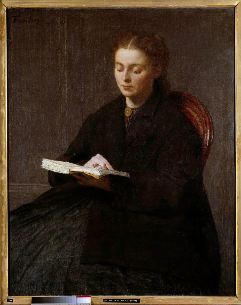 Die Lektüre von Ignace Henri Jean Fantin Latour