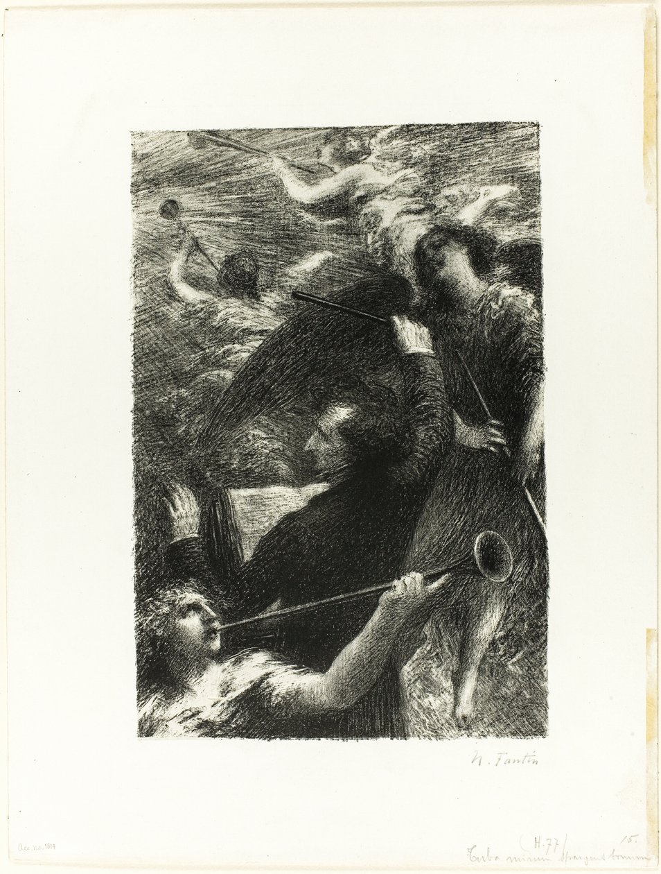 Tuba Mirum Spargens Sonum von Ignace Henri Jean Fantin Latour