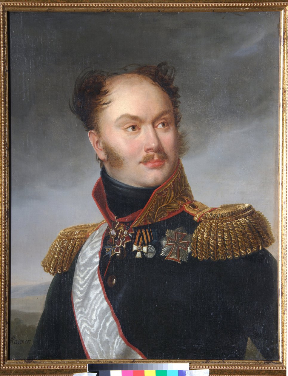 Porträt des Grafen Michail Fjodorowitsch Orlow von Henri Francois Riesener