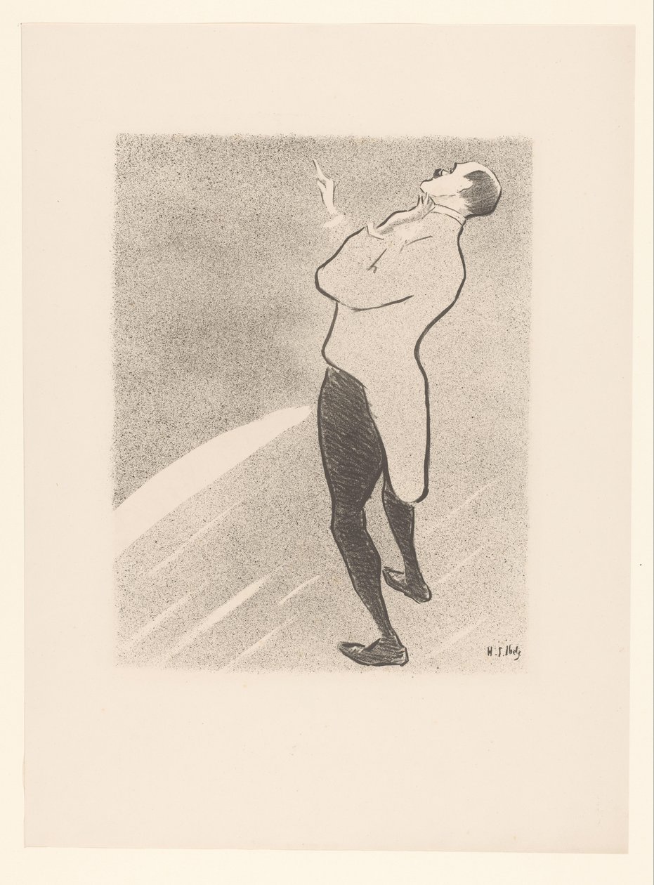 Porträt des Kabarettisten Kam-Hill von Henri Gabriel Ibels