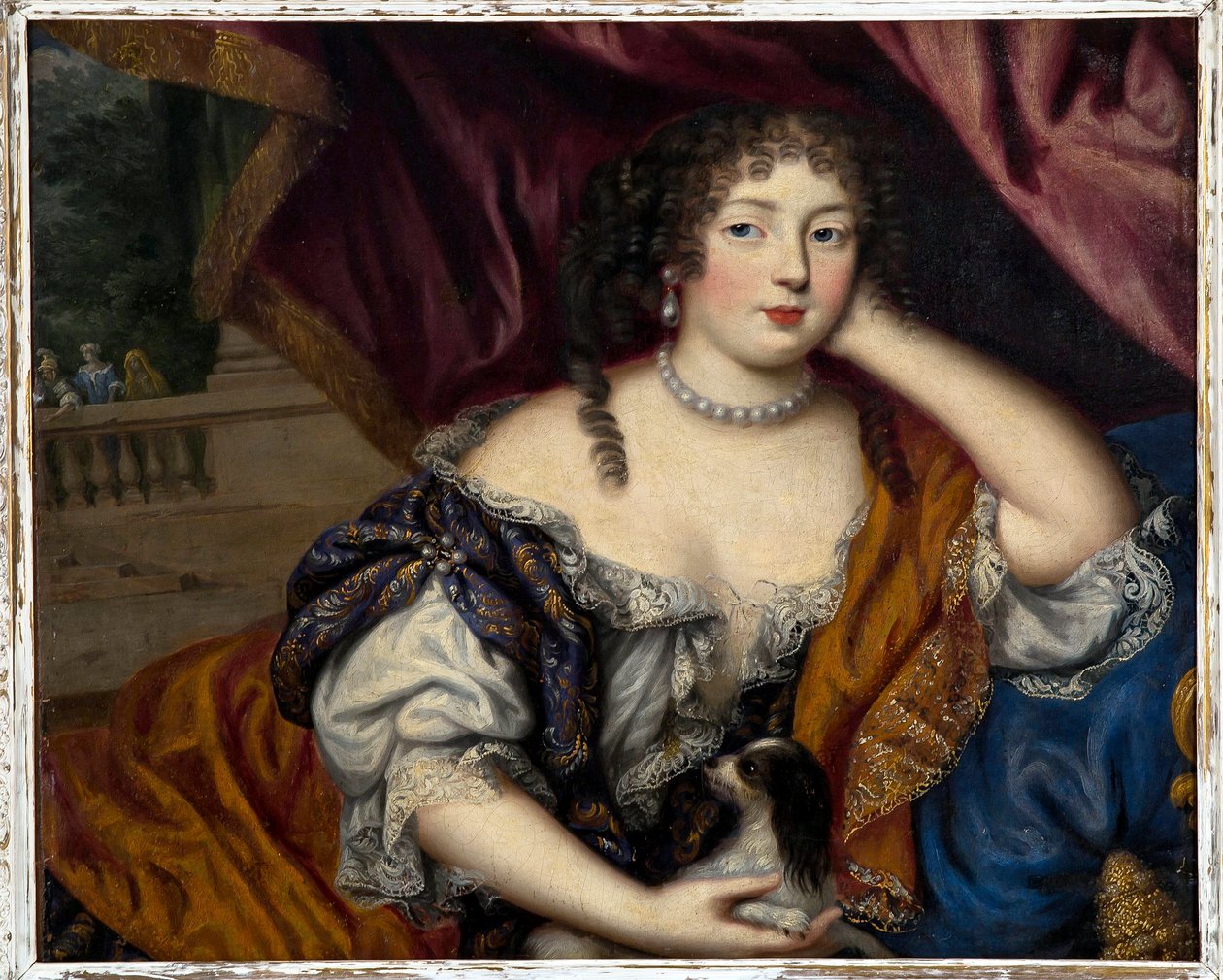 Porträt von Louise Renée de Penancoët de Keroual, Lieblingsmätresse von König Karl II. von England von Henri Gascar