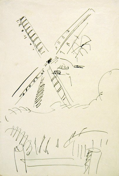 Windmühle von Henri Gaudier Brzeska