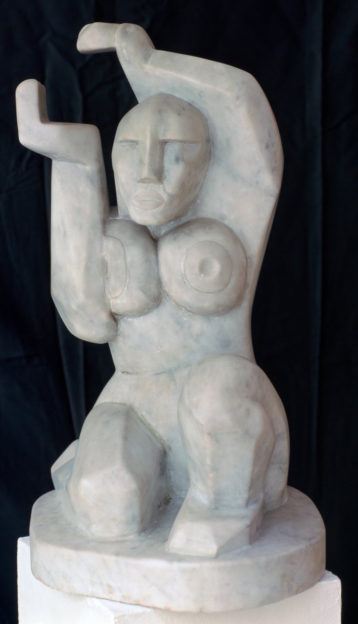Sitzende Frau, ca. 1911-1915 von Henri Gaudier Brzeska
