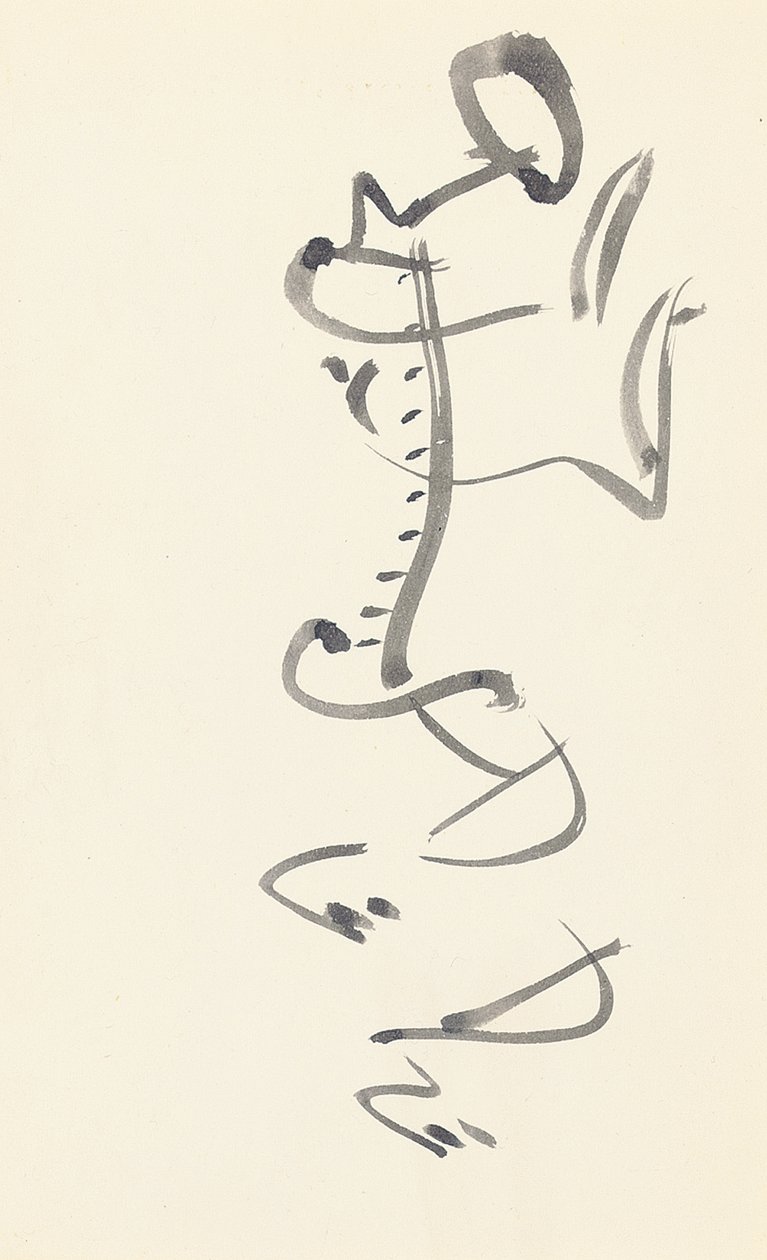 Studie für "Roter Steintänzer", 1914 von Henri Gaudier Brzeska
