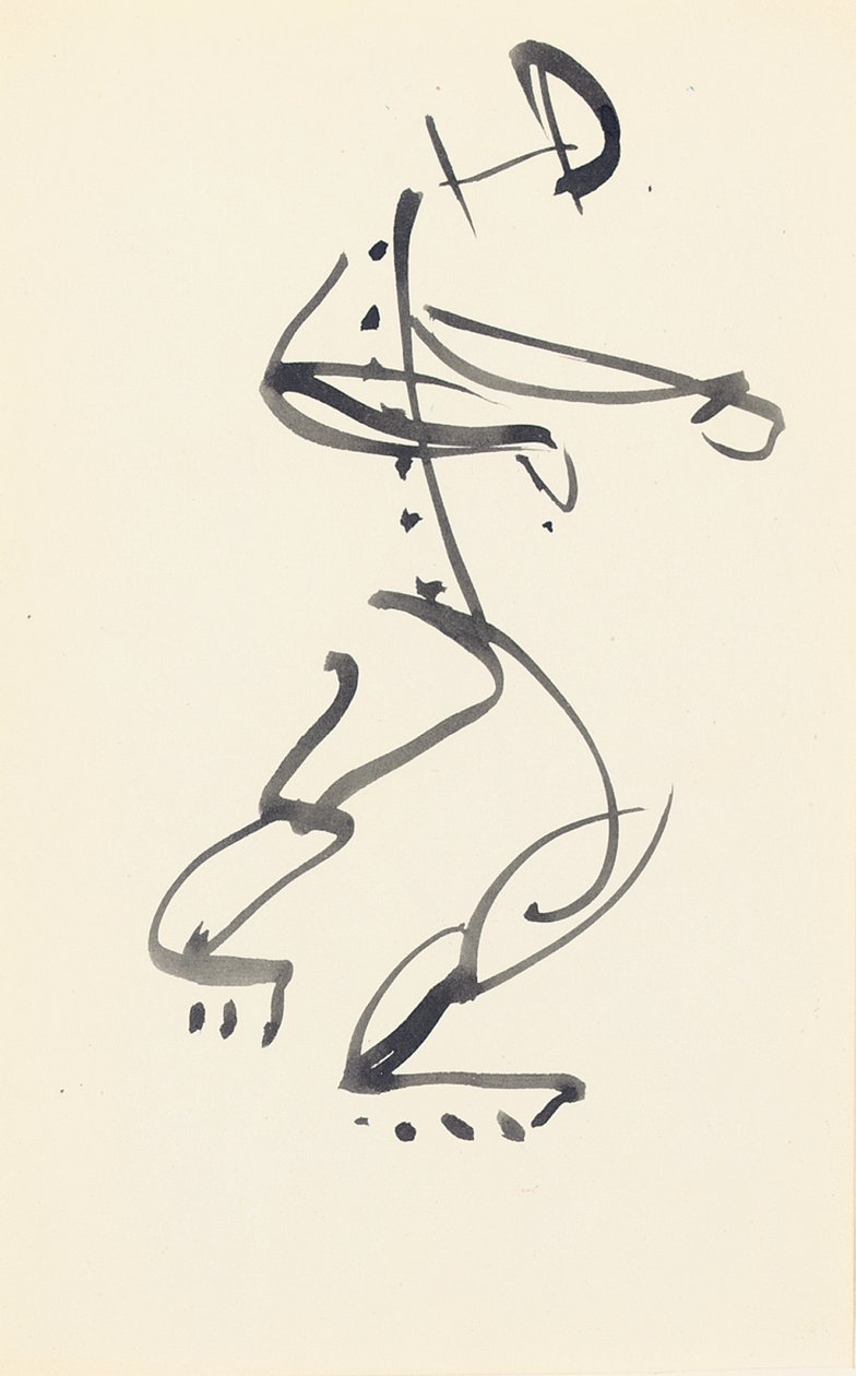 Studie für "Roter Steintänzer", 1914 von Henri Gaudier Brzeska