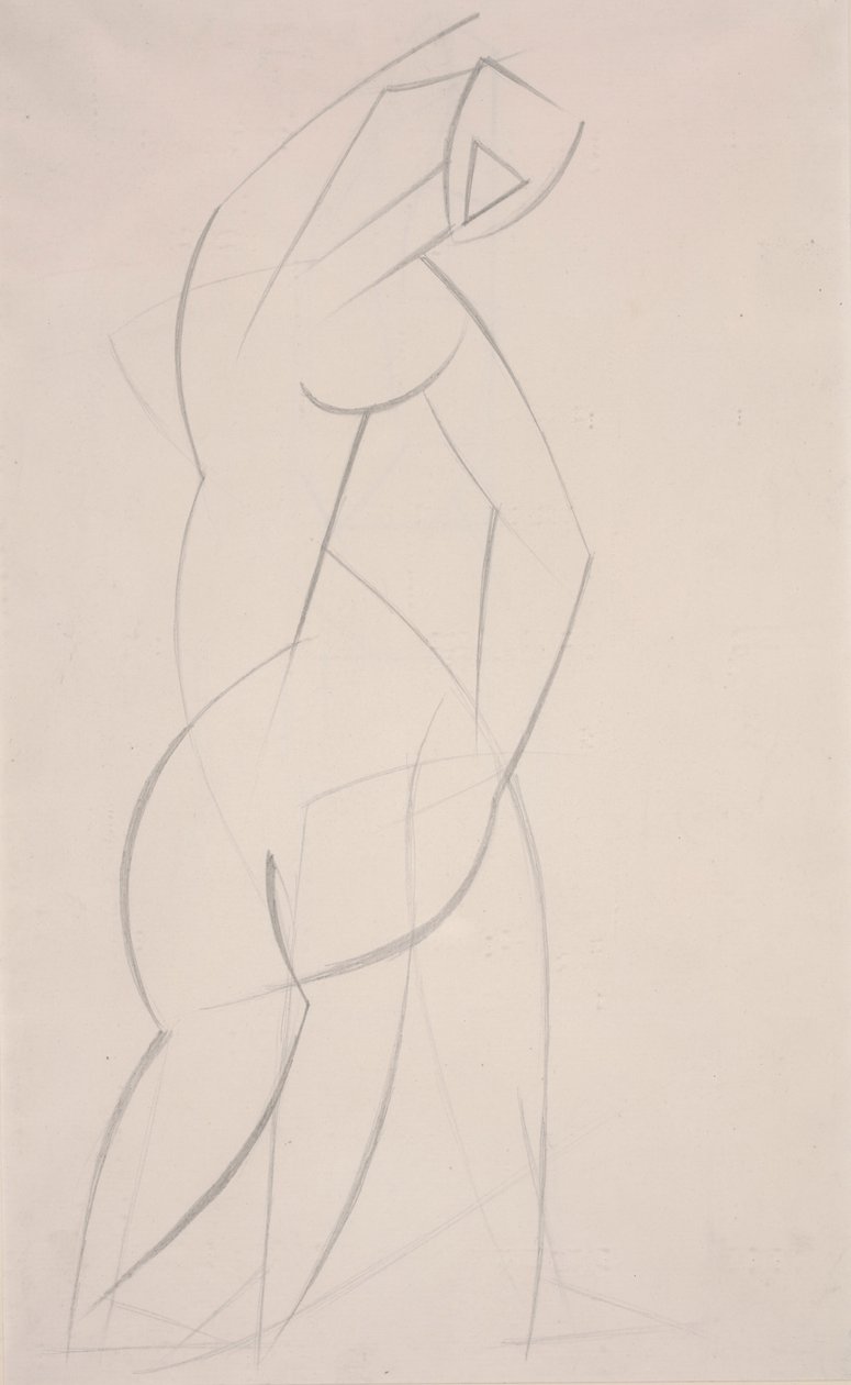 Ohne Titel (Studie für Red Stone Dancer) von Henri Gaudier Brzeska