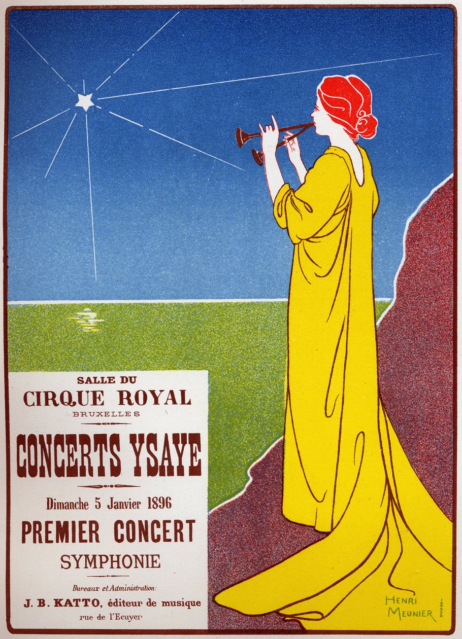 Konzerte Ysaye im königlichen Zirkus in Brüssel von Henri Georges Jean Isidore Meunier