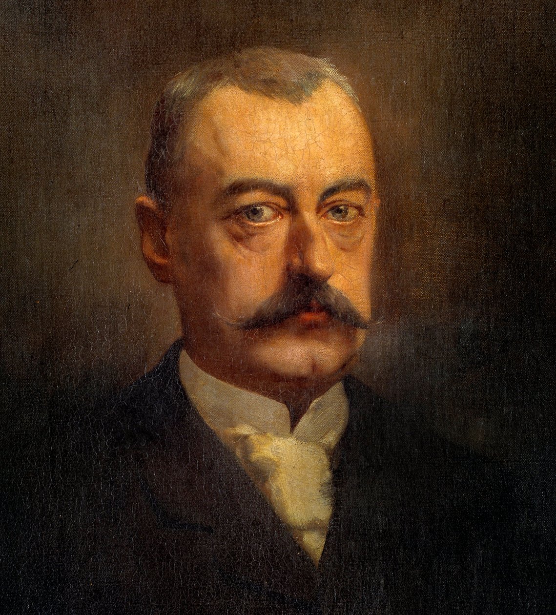 Detail des Porträts von Pierre Waldeck Rousseau (1846-1904) Politiker Gemälde von Henri Gervex (1852-1929) 19. Jahrhundert von Henri Gervex