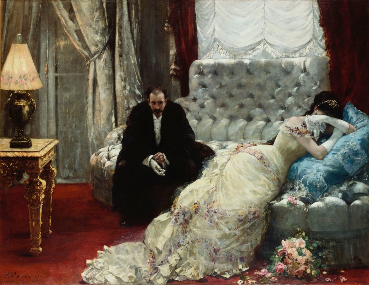 Rückkehr vom Ball, 1879 von Henri Gervex