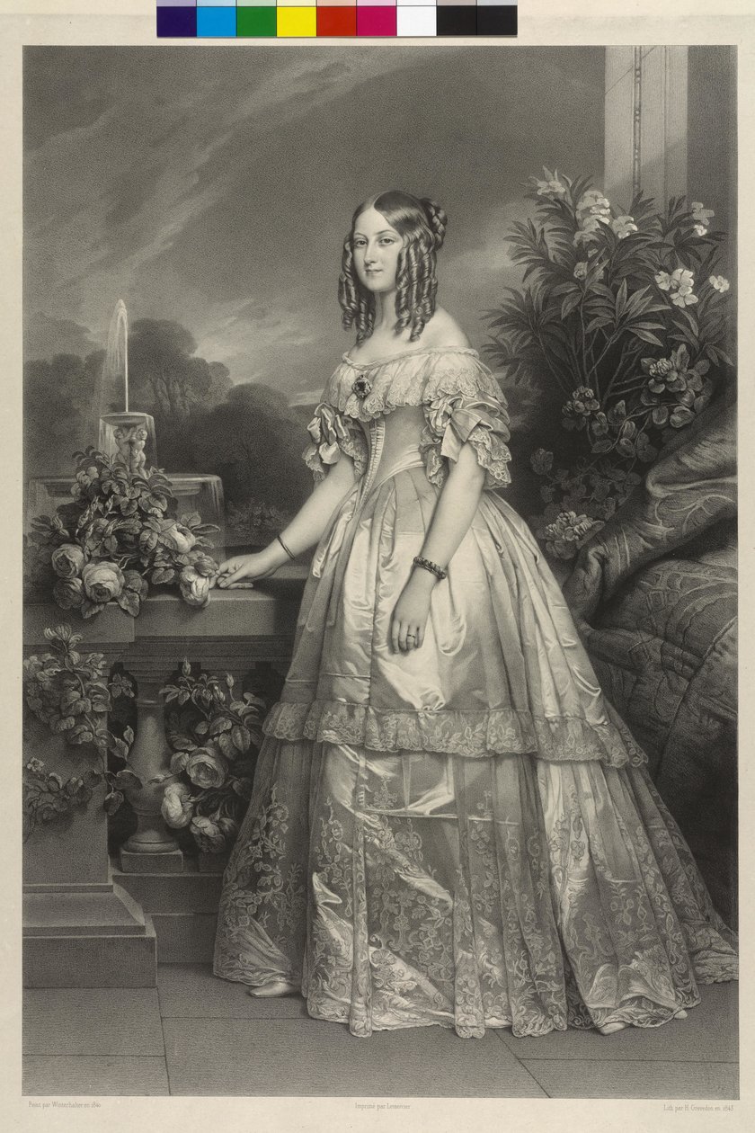 Prinzessin von Sachsen-Coburg-Gotha Victoria von Henri Grevedon