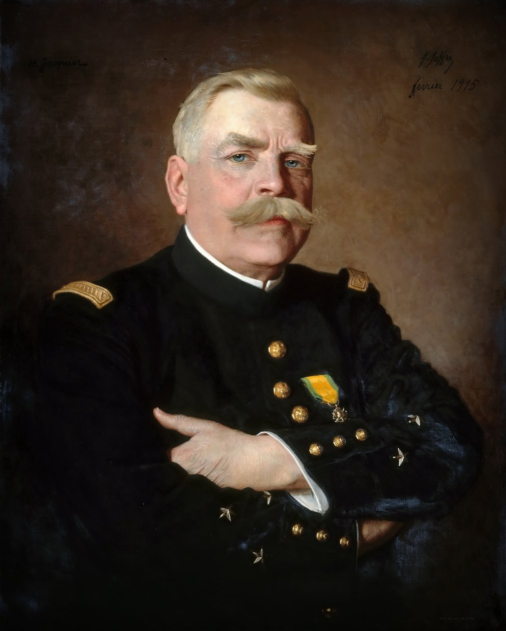 Porträt von Joseph Joffre, Marschall von Frankreich von Henri Jacquier