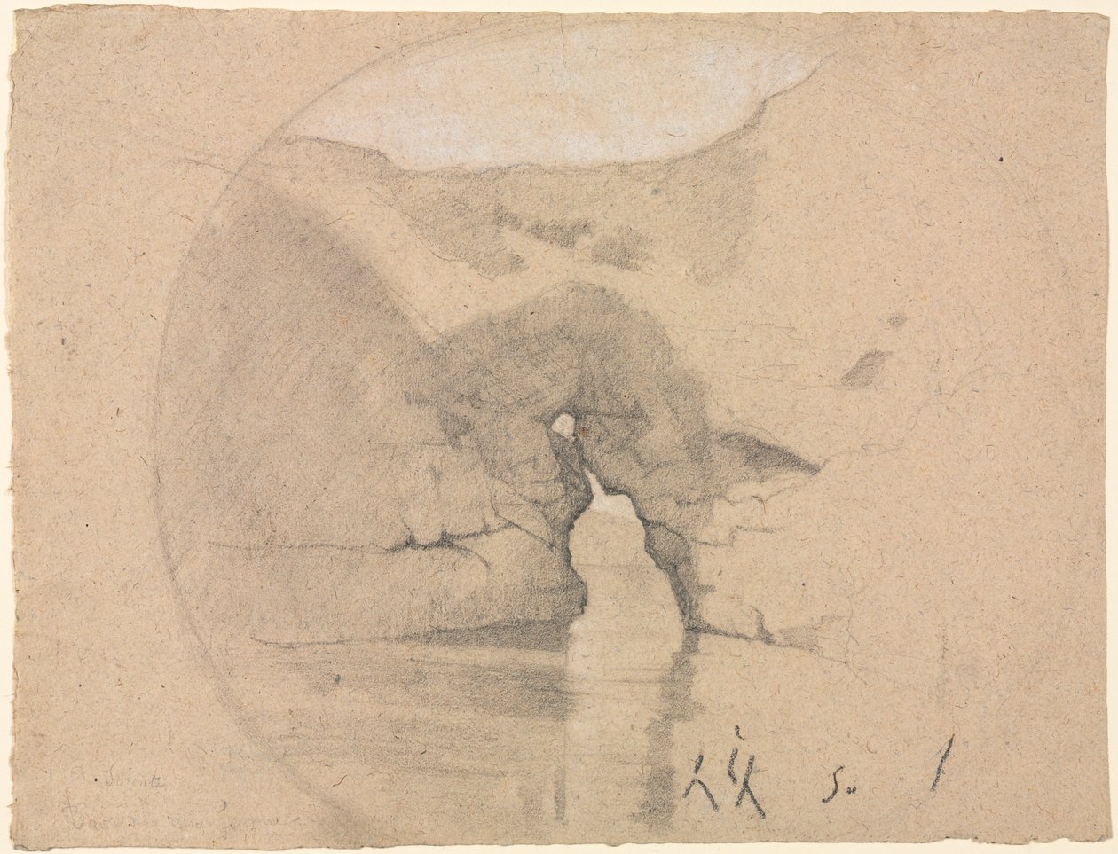 Sorrente, Bäder der Königin Jeanne von Henri Joseph Harpignies