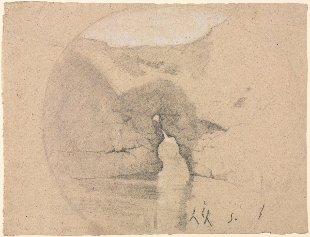 Sorrente, Bäder der Königin Jeanne von Henri Joseph Harpignies