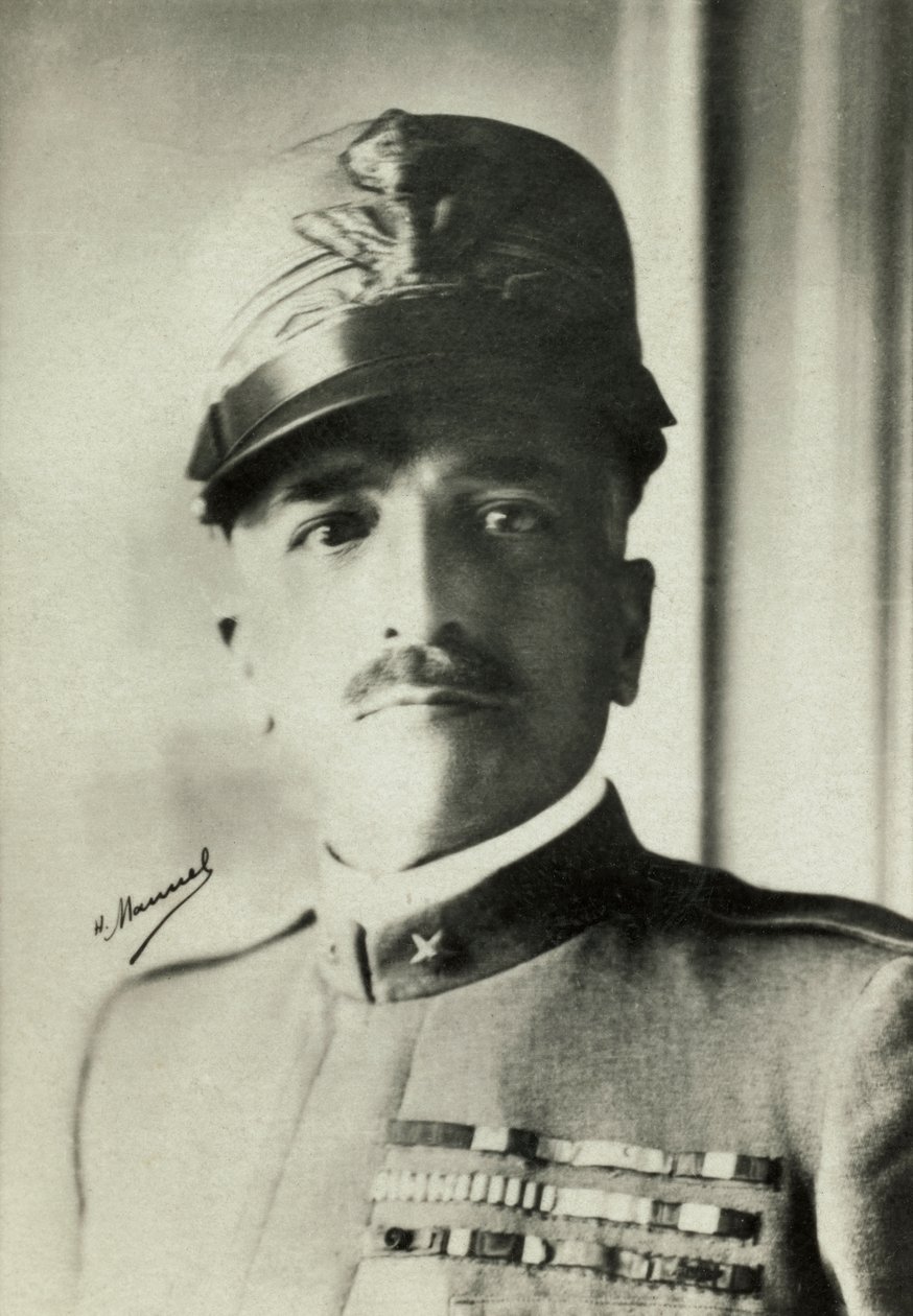 Porträt des italienischen Generals Armando Diaz von Henri Manuel