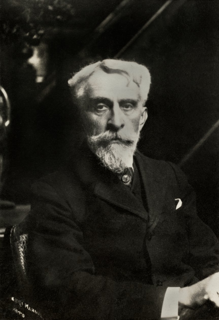Porträt des französischen Malers Albert Aublet von Henri Manuel