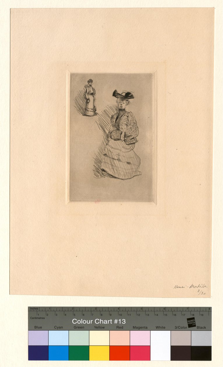 Zwei Frauen in Stadttracht von Henri Matisse