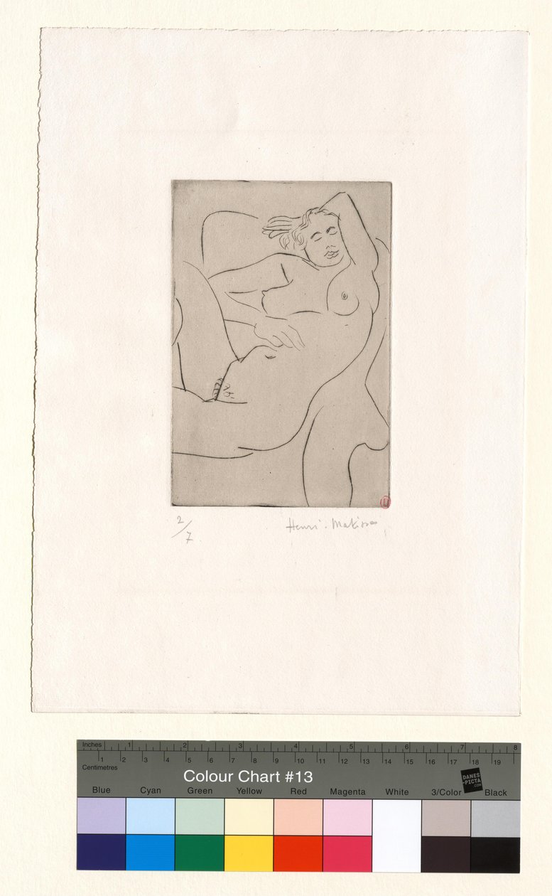 Schlafende Figur von Henri Matisse