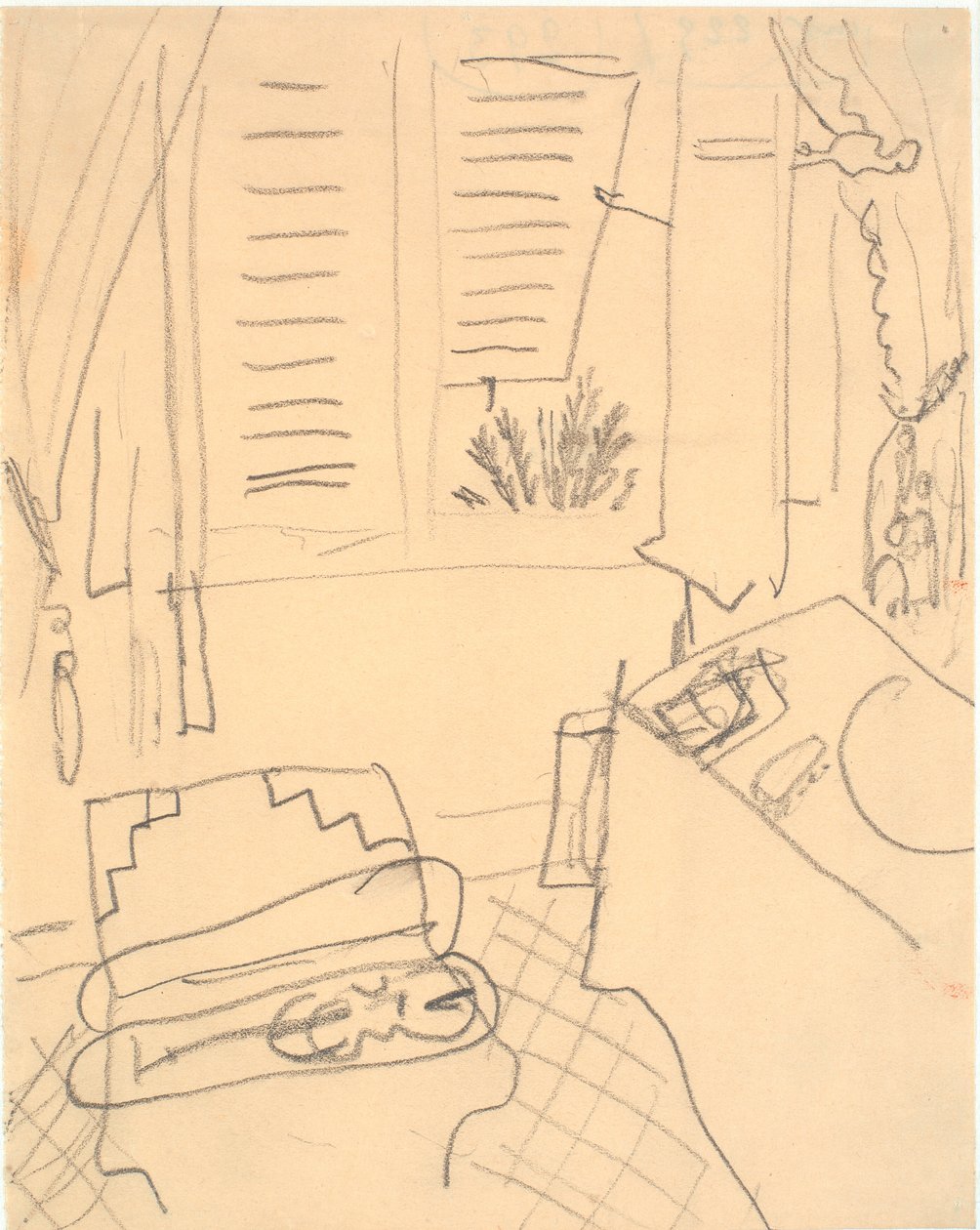 Innenraum mit einer Violine von Henri Matisse