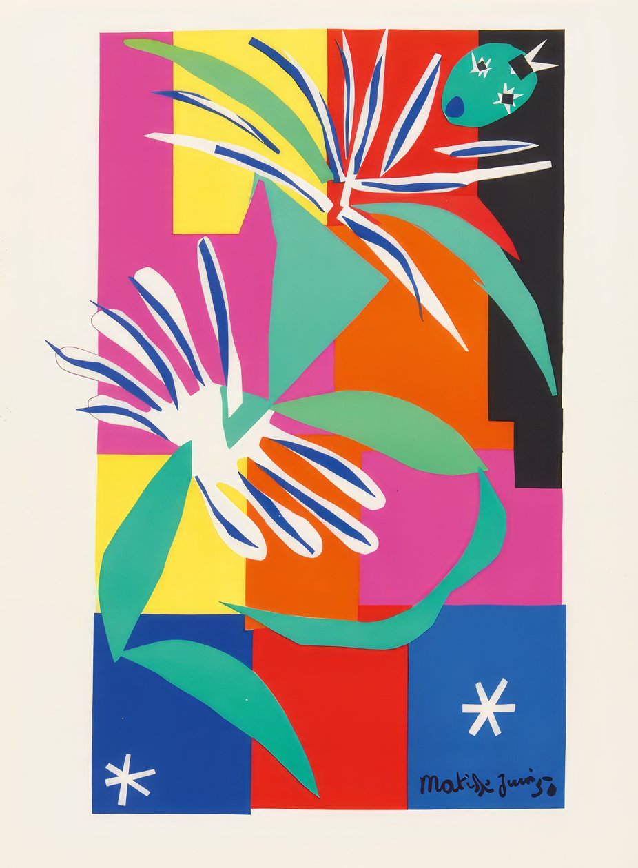 Konvolut von acht Farblithografien von Henri Matisse
