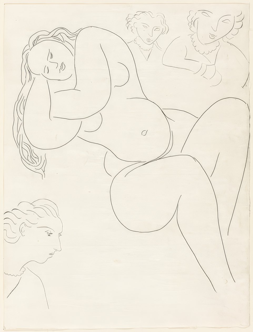 Der Glöckner, Platte acht aus Poesies de Mallarmé von Henri Matisse