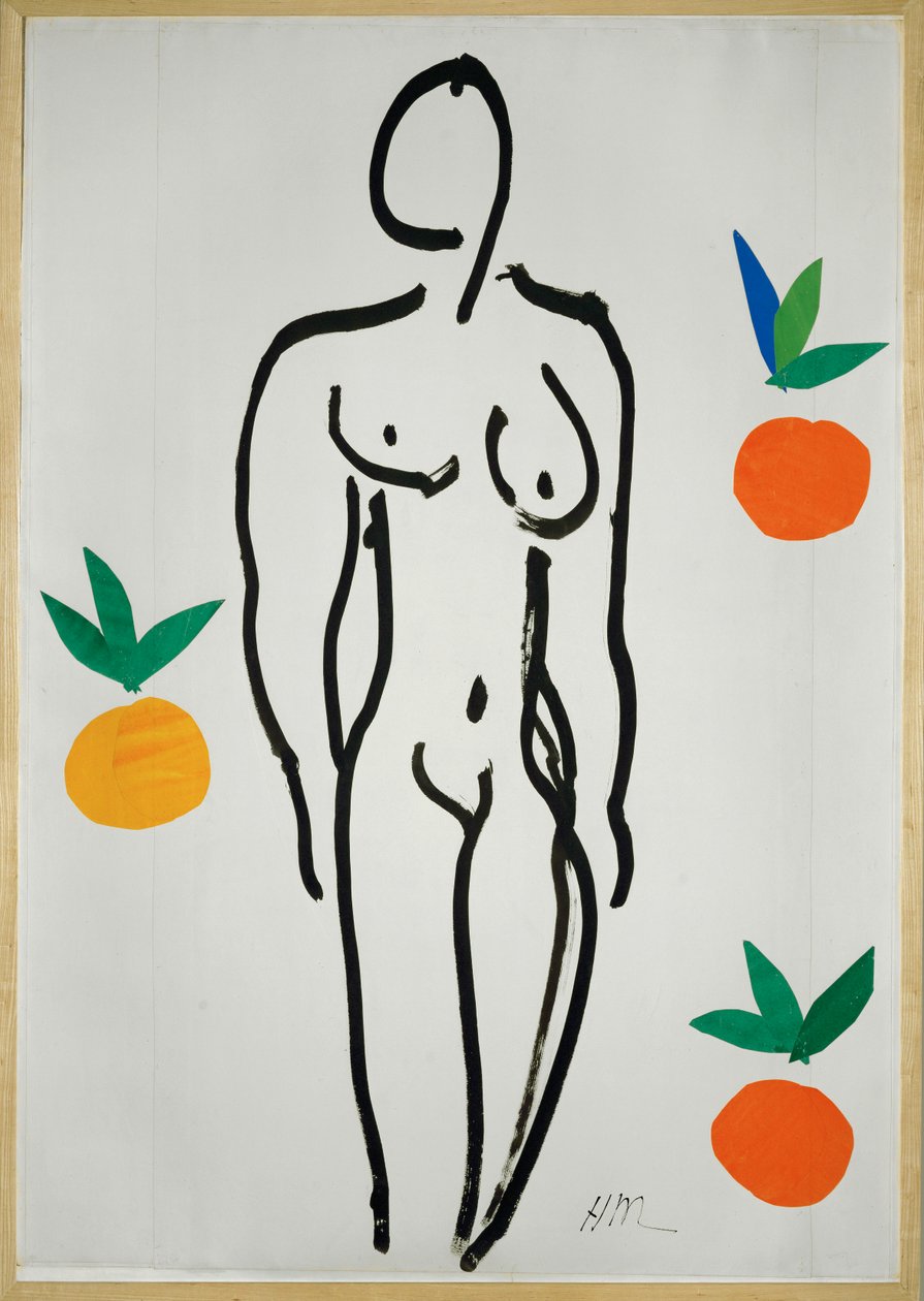 Akt mit Orangen von Henri Matisse