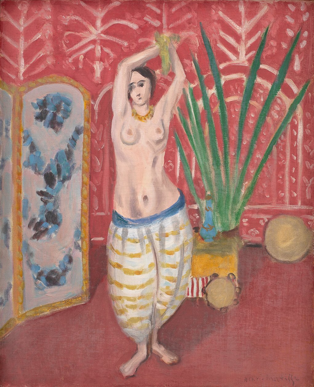 Odaliske mit einem Paravent von Henri Matisse