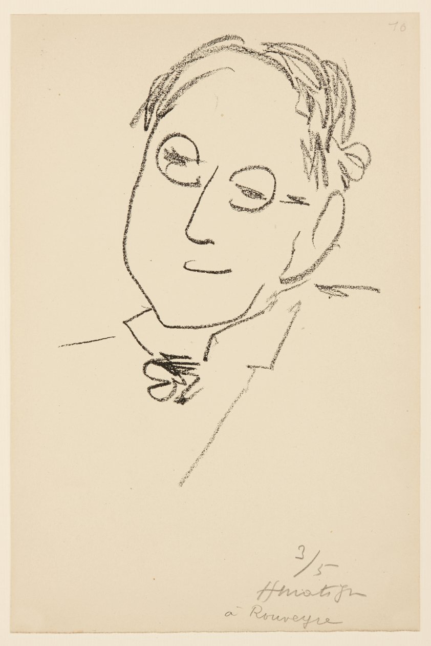 Porträt von Paul Léautaud von Henri Matisse