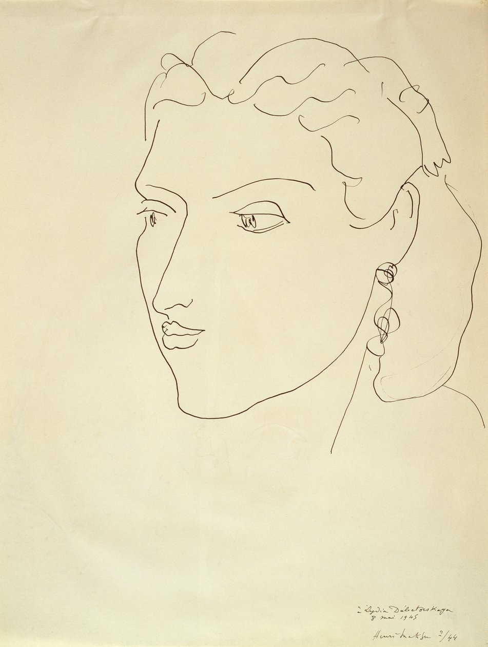 Porträt einer Frau von Henri Matisse