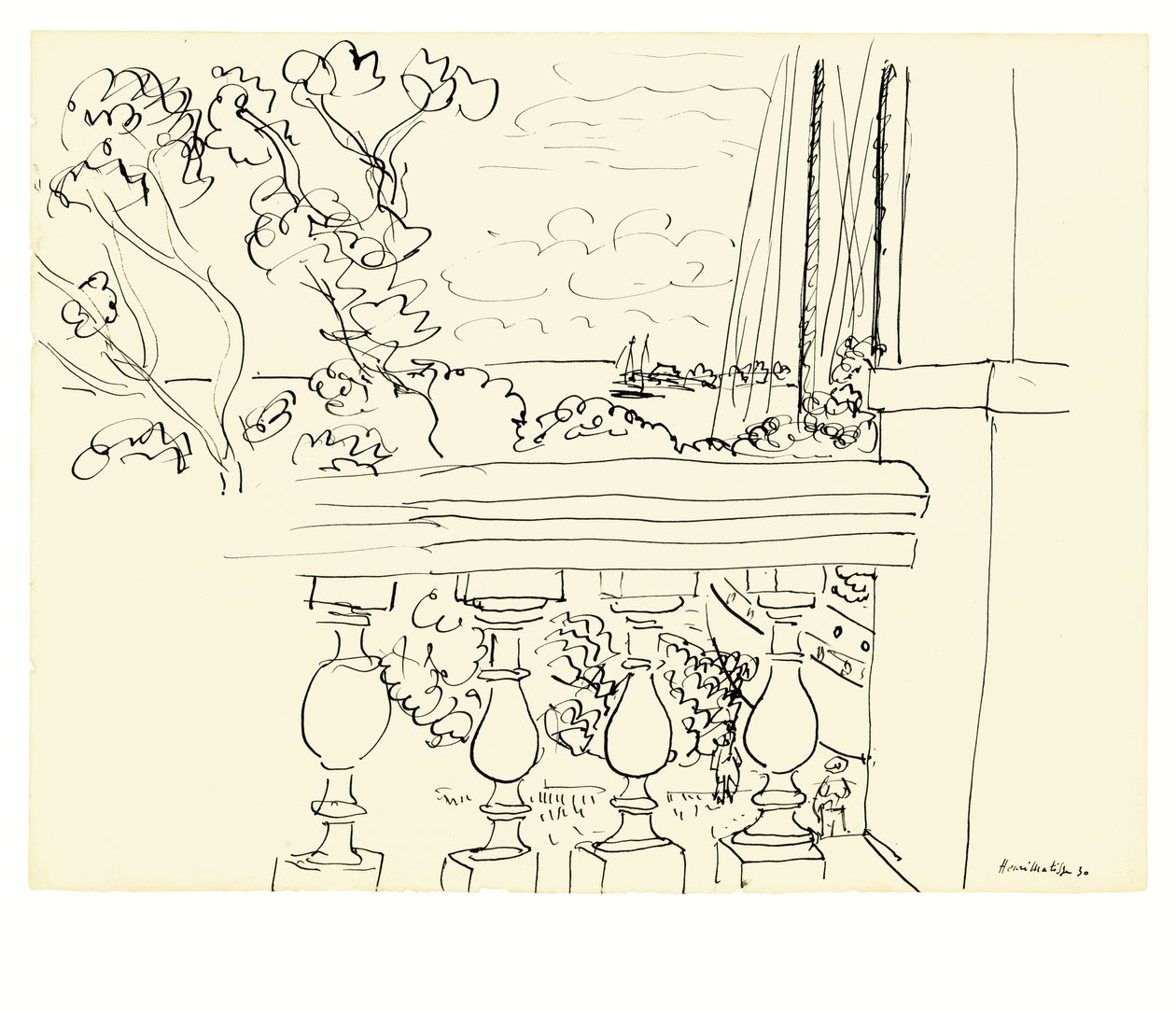 Meeresblick in Tahiti von Henri Matisse