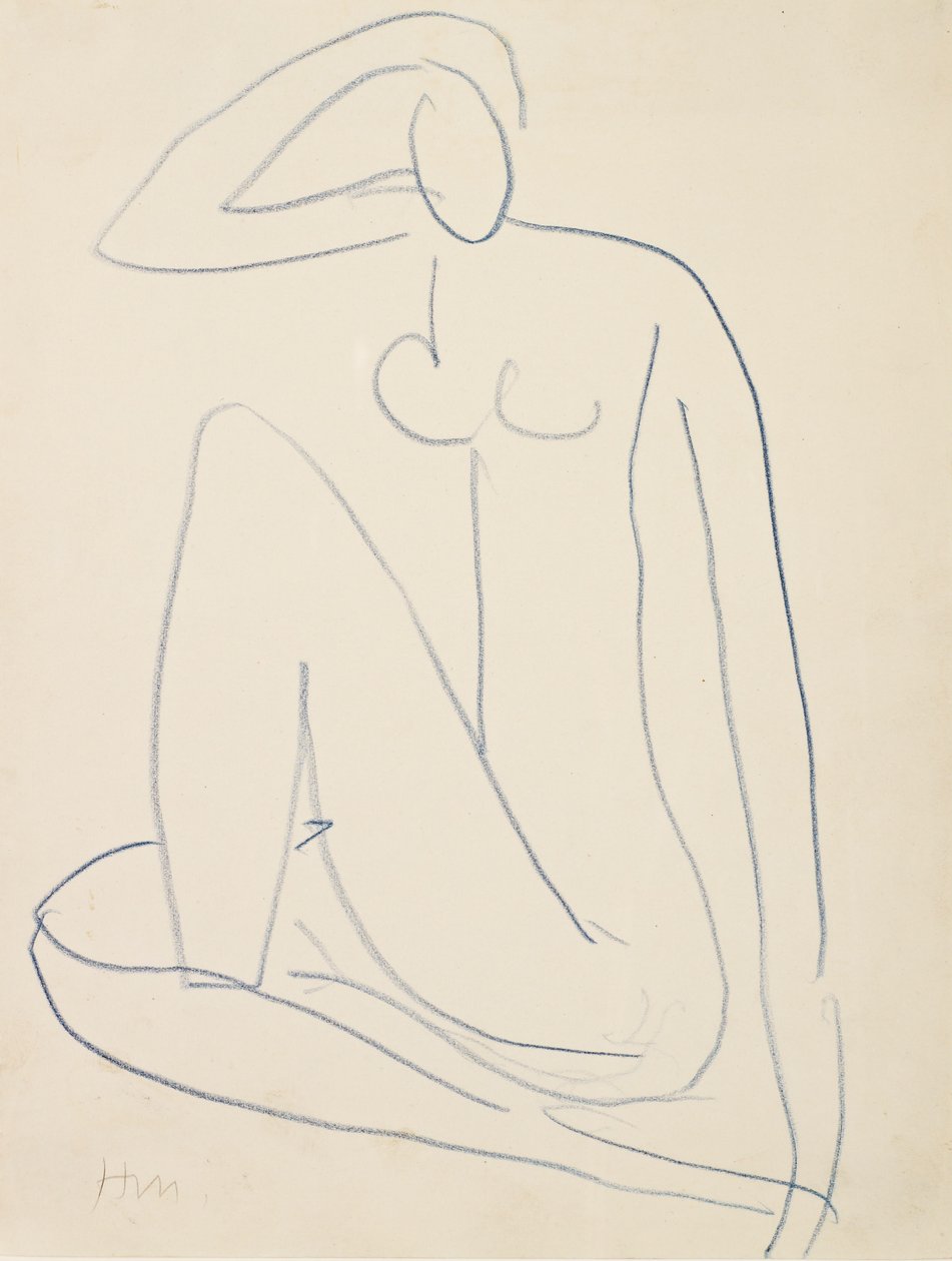 Sitzende weibliche Figur von Henri Matisse