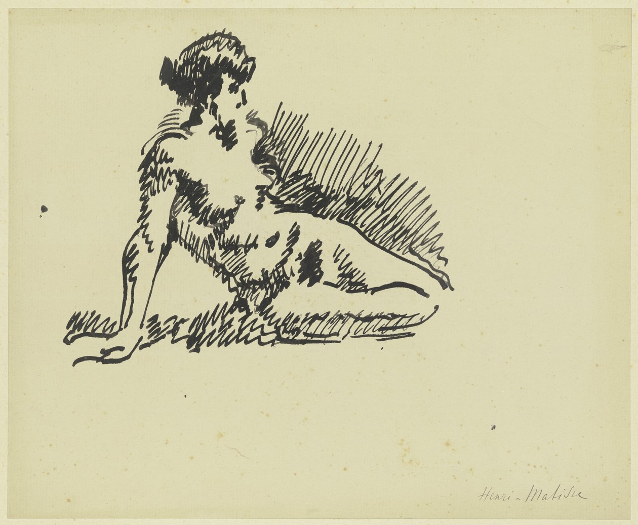 Sitzender weiblicher Akt von Henri Matisse