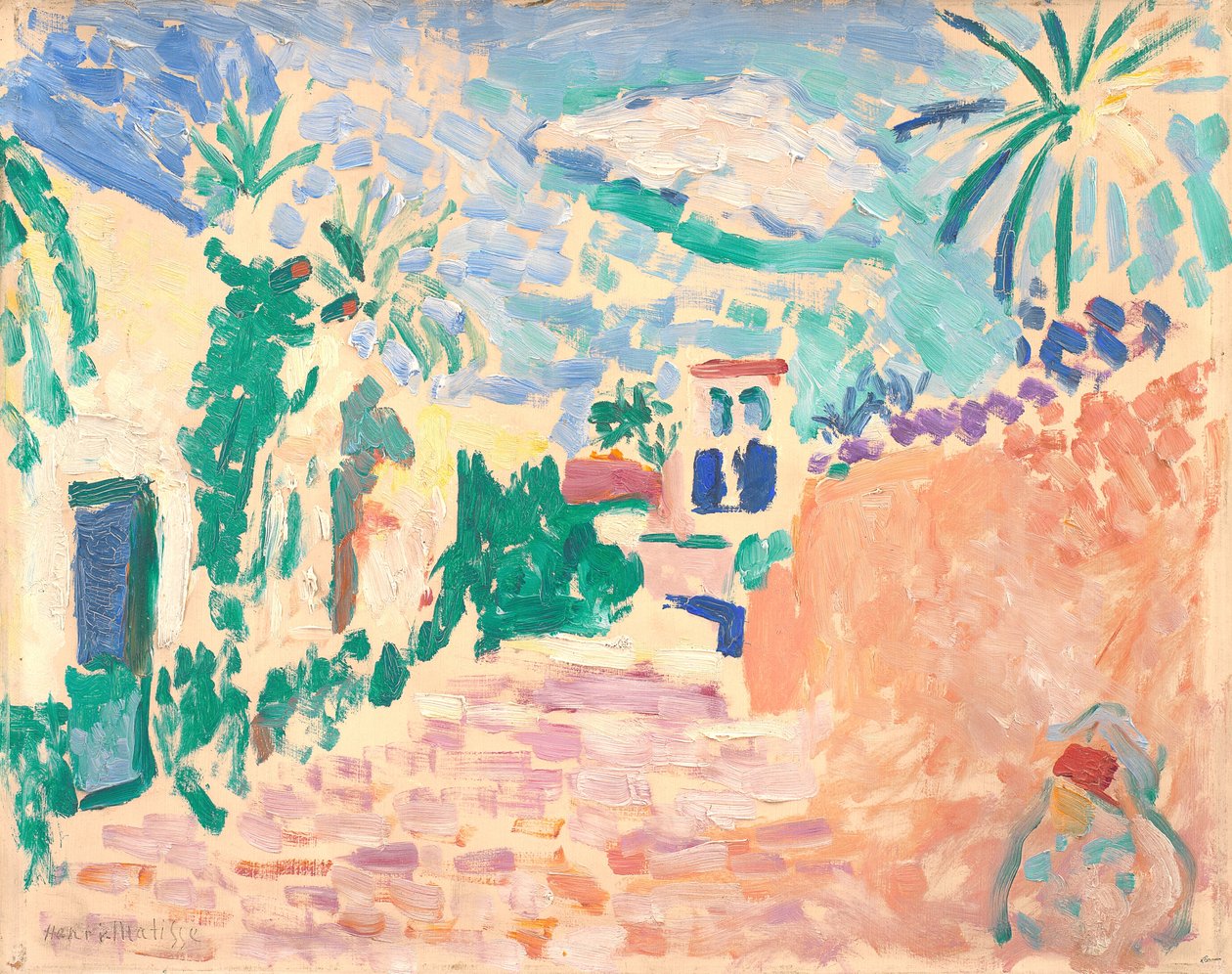 Straße in Biskra, Algerien von Henri Matisse