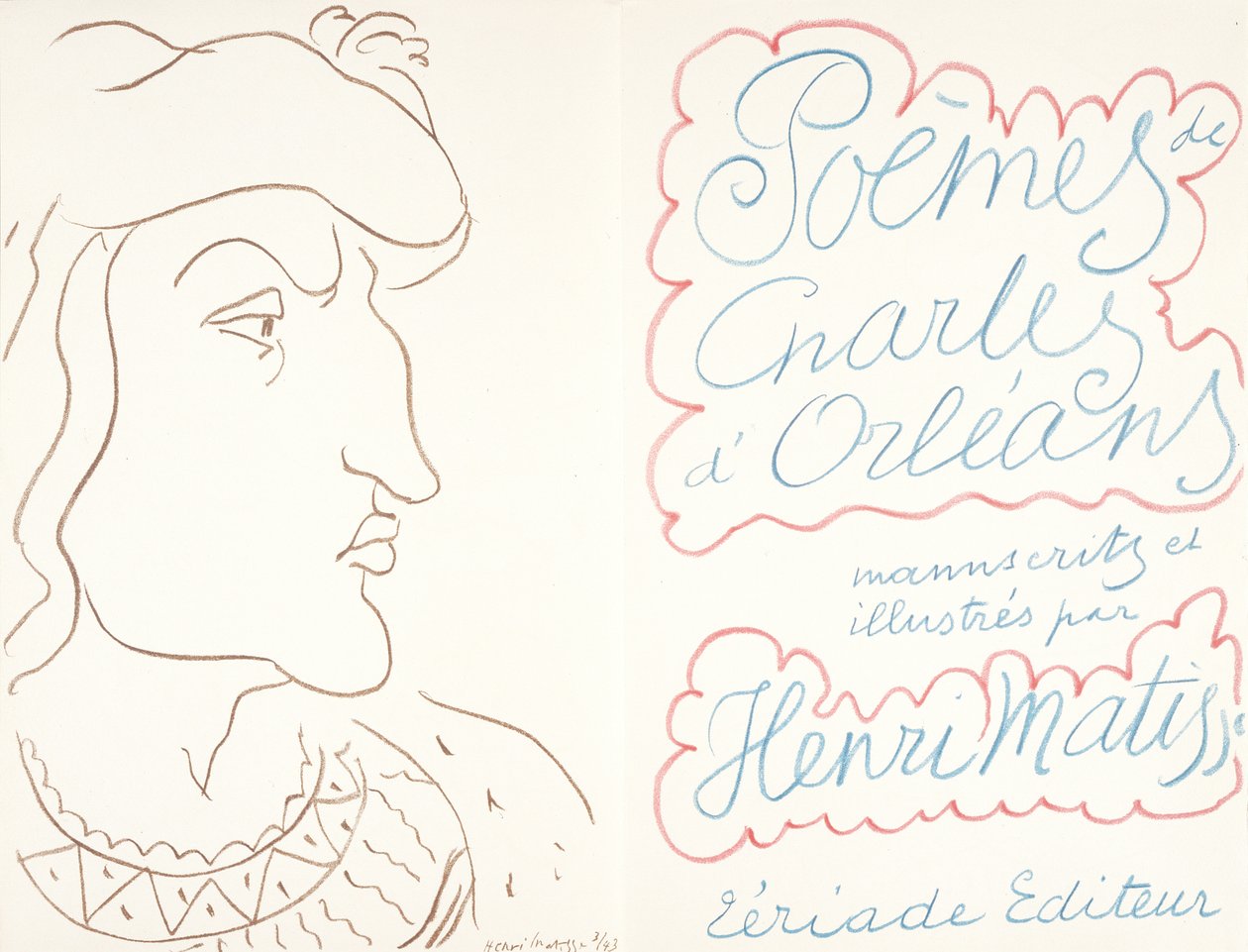 Die Gedichte von Charles von Orléans, 25. Februar von Henri Matisse