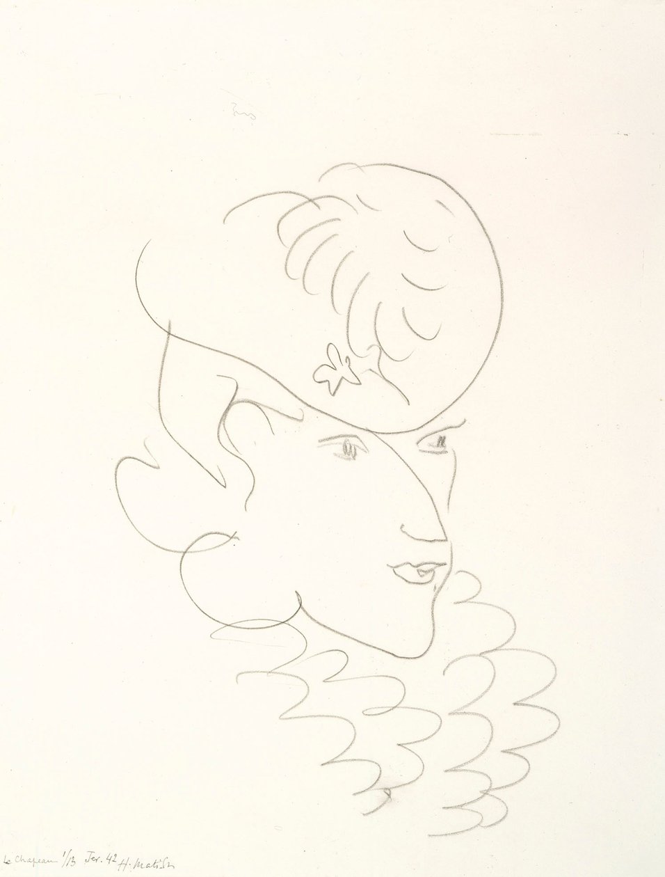 Frau mit Hut von Henri Matisse