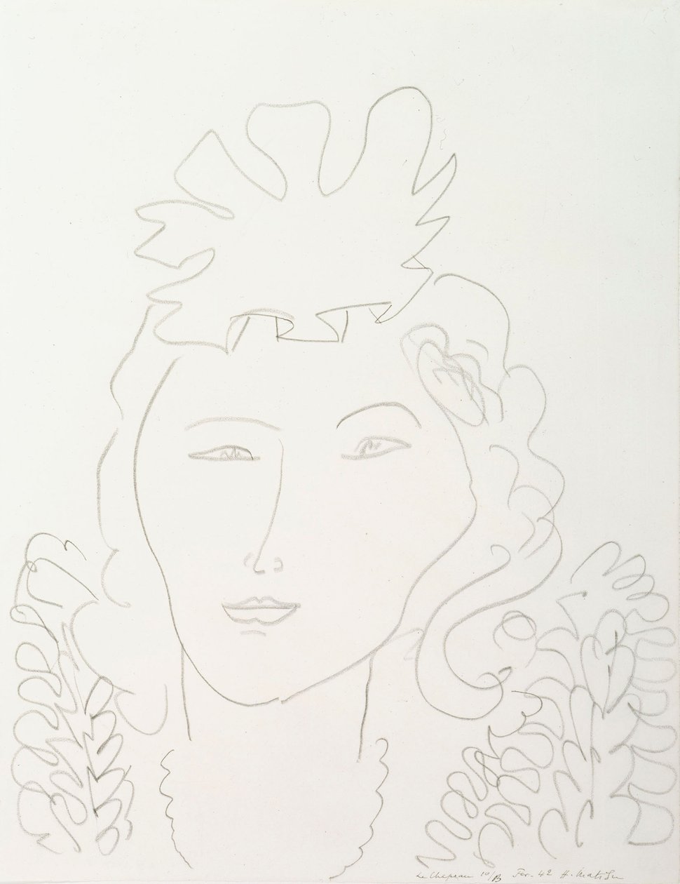 Frau mit Hut von Henri Matisse