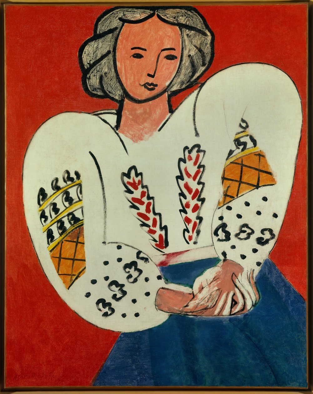 Die rumänische Bluse 1940 von Henri Matisse