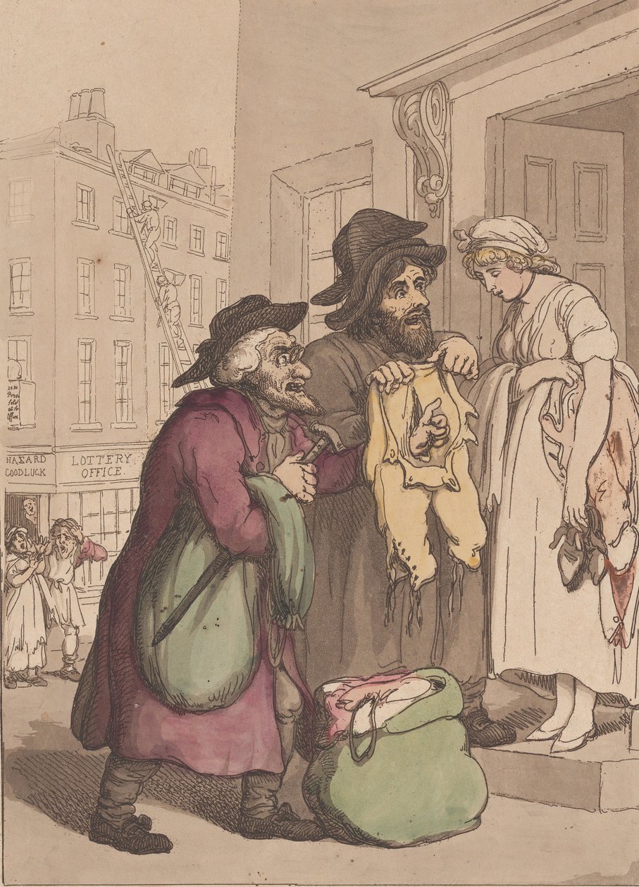 Rufe von London, Nr. 7, Alte Kleider, 4. Mai 1799 von Henri Merke