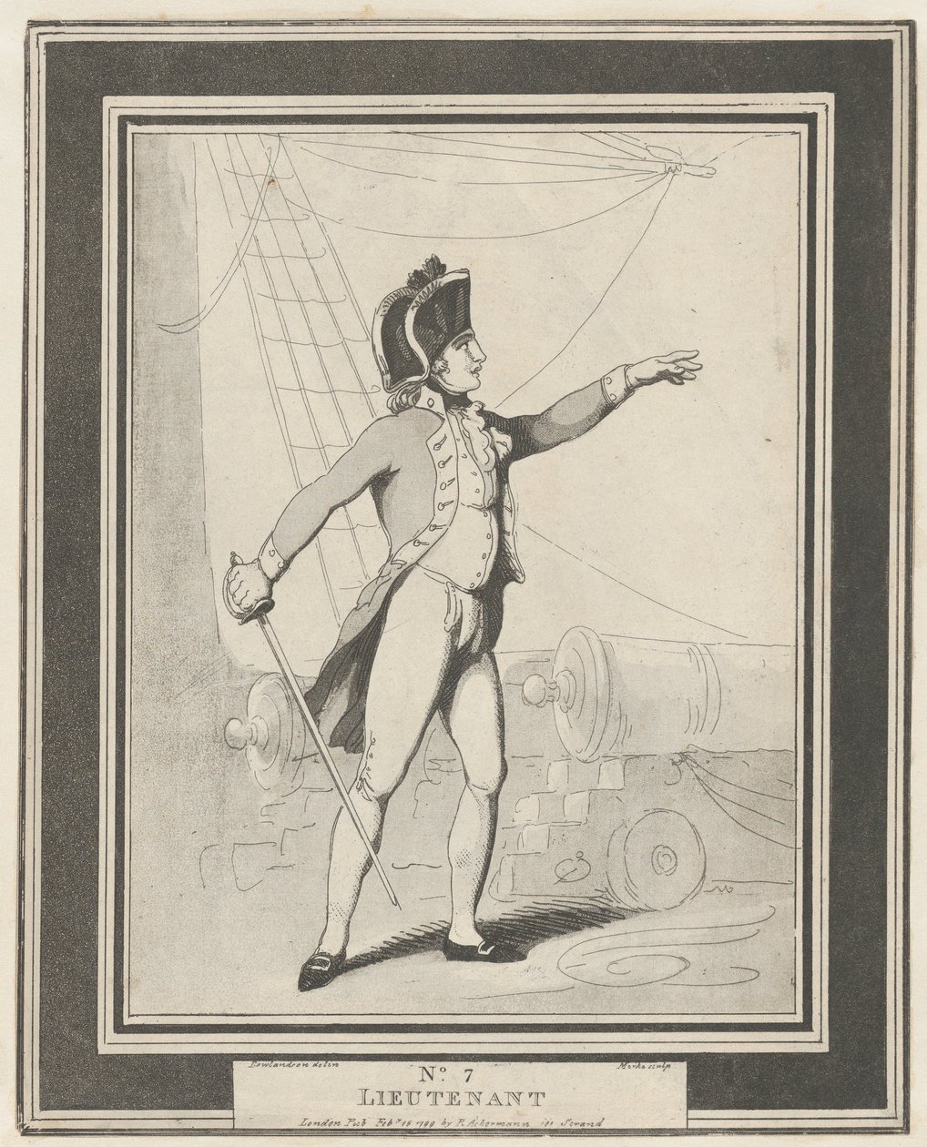 Nr. 7: Leutnant, 15. Februar 1799 von Henri Merke